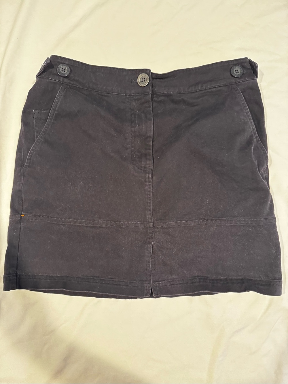 Wildfang essential work skirt, black cotton Mini Skirt